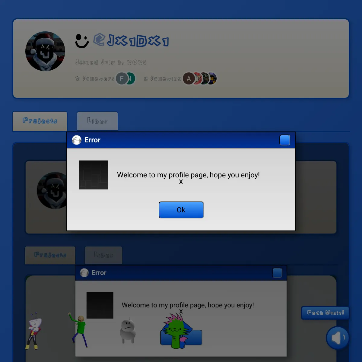 the project is loading