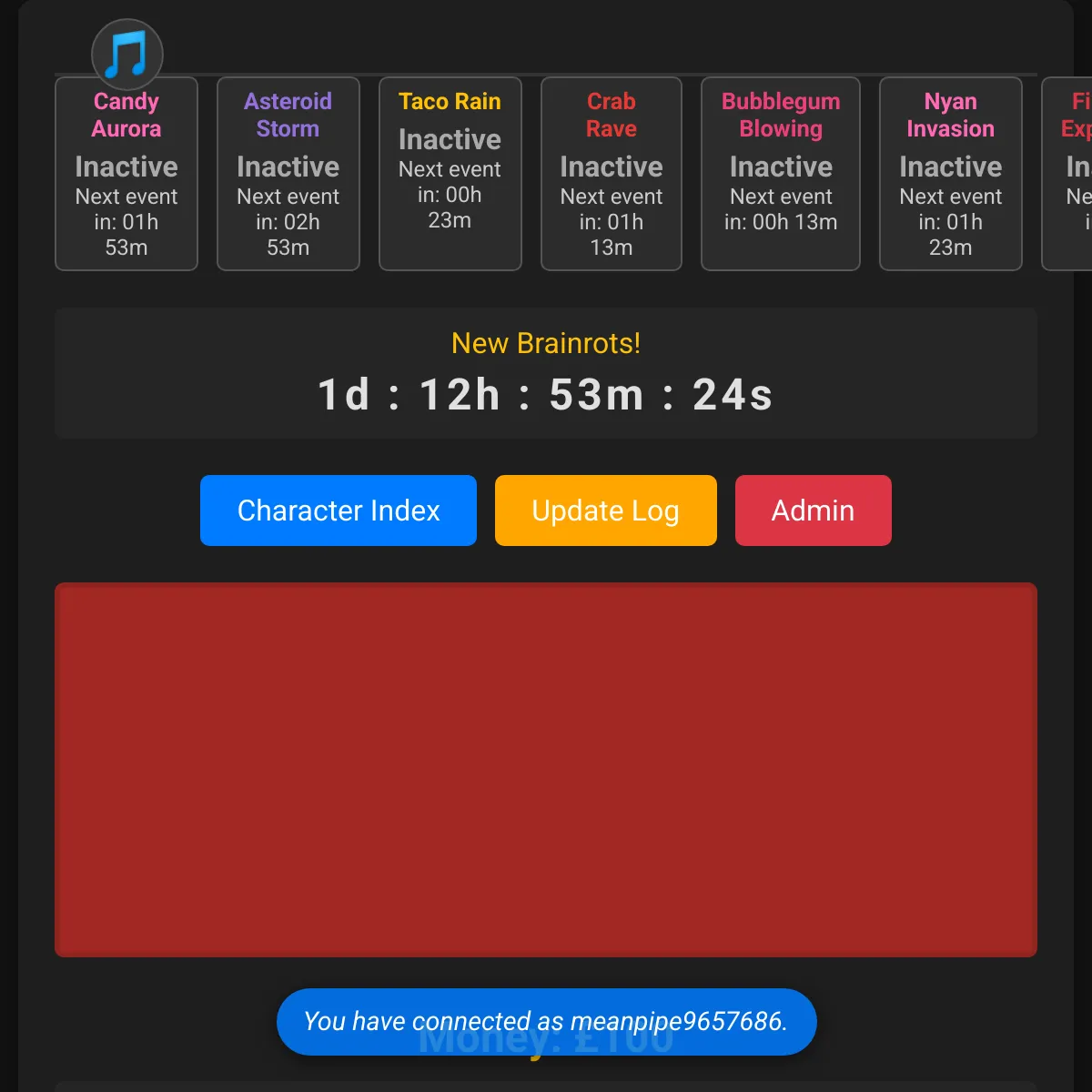 the project is loading