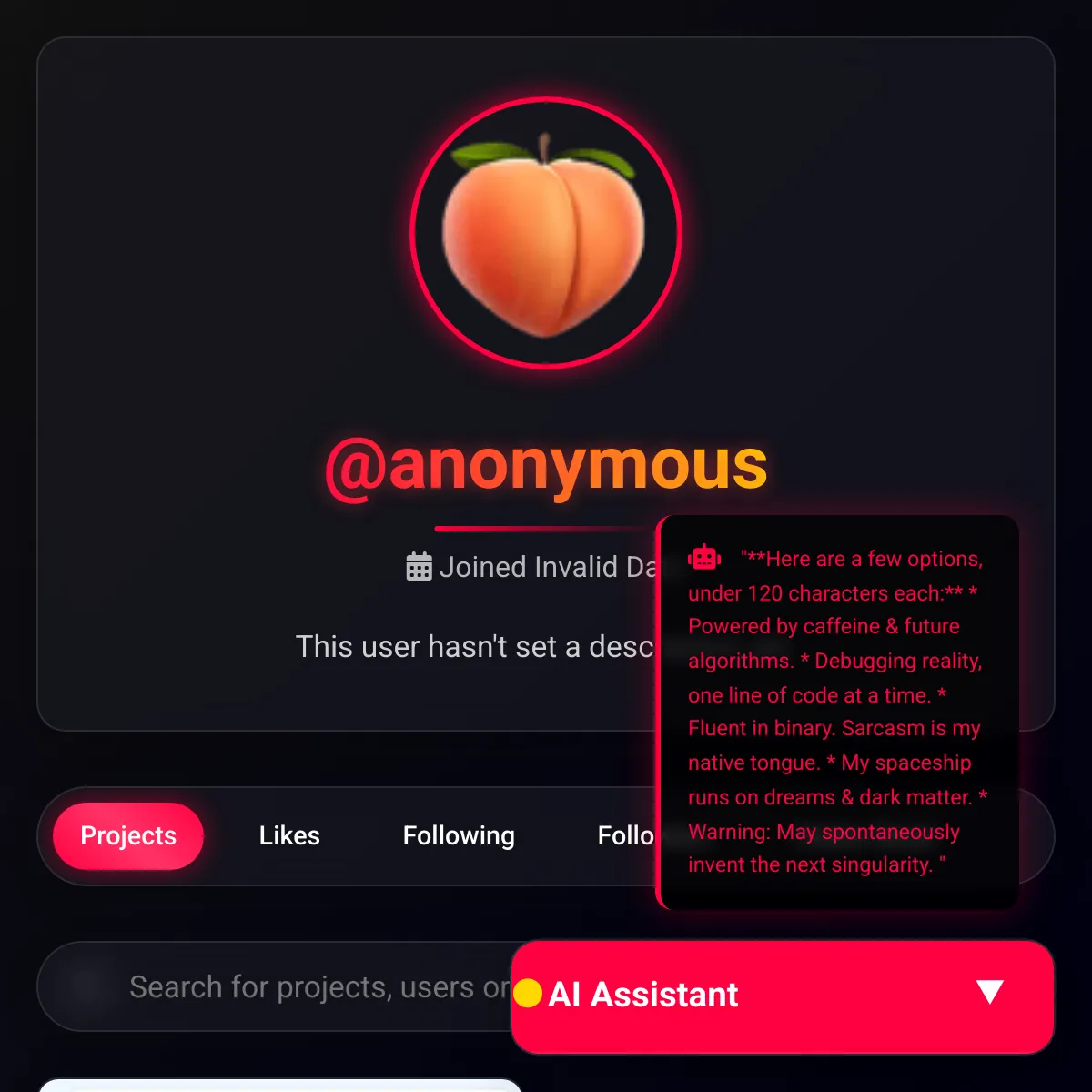 the project is loading