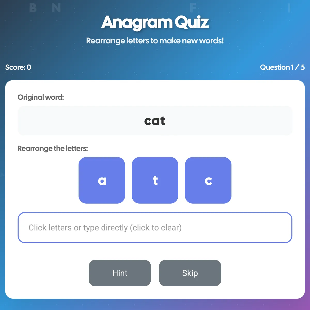 the project is loading