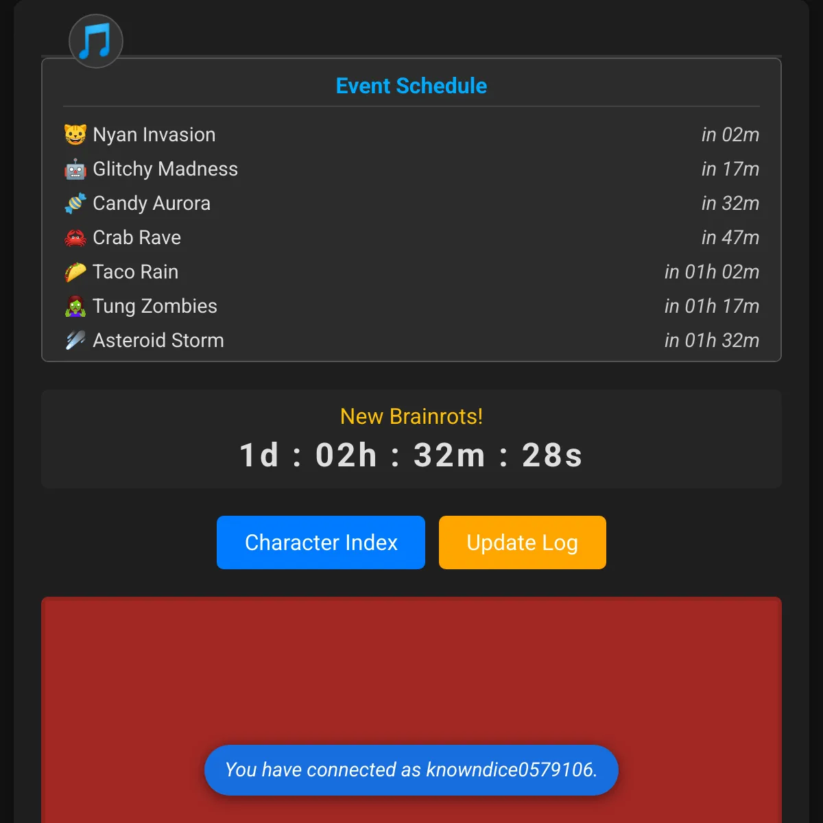 the project is loading