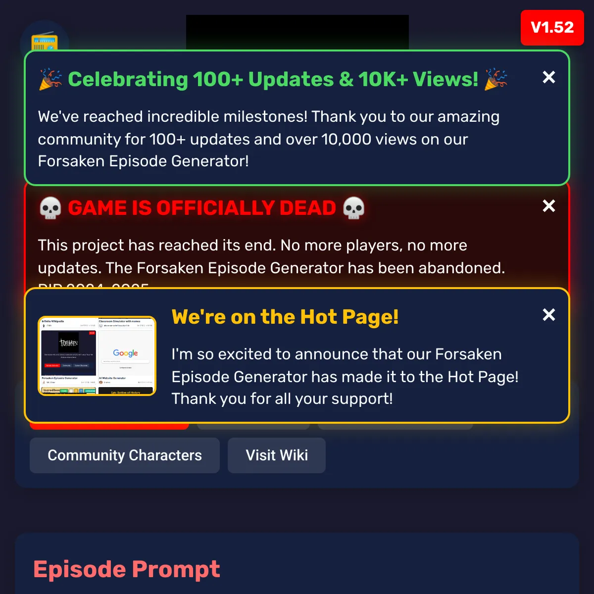 the project is loading