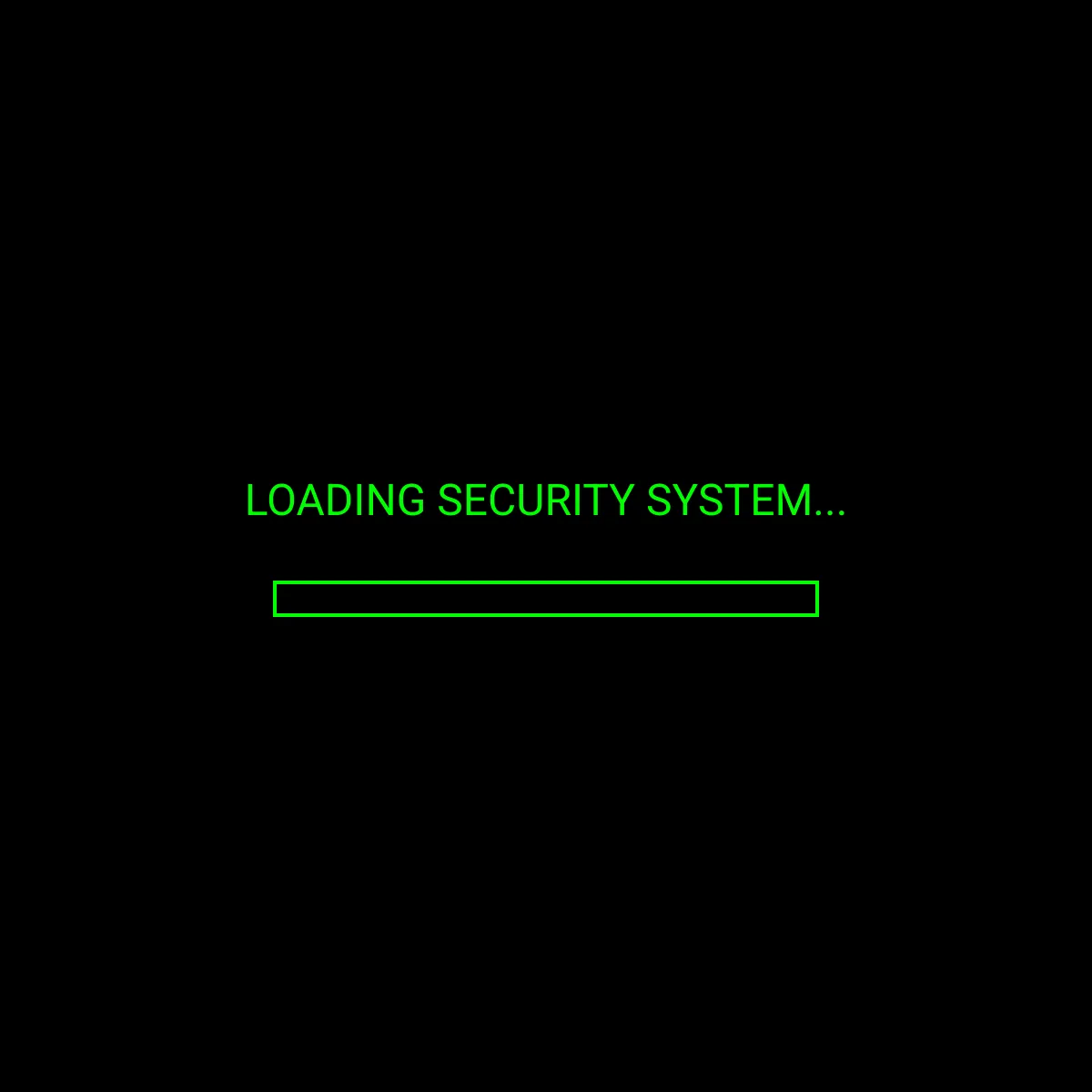the project is loading