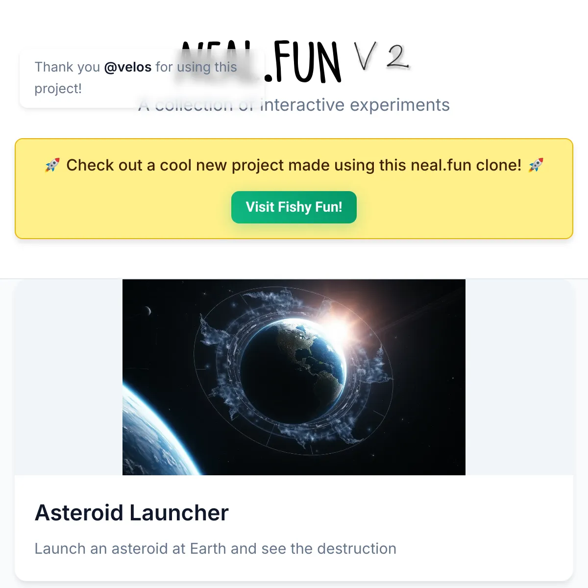 the project is loading