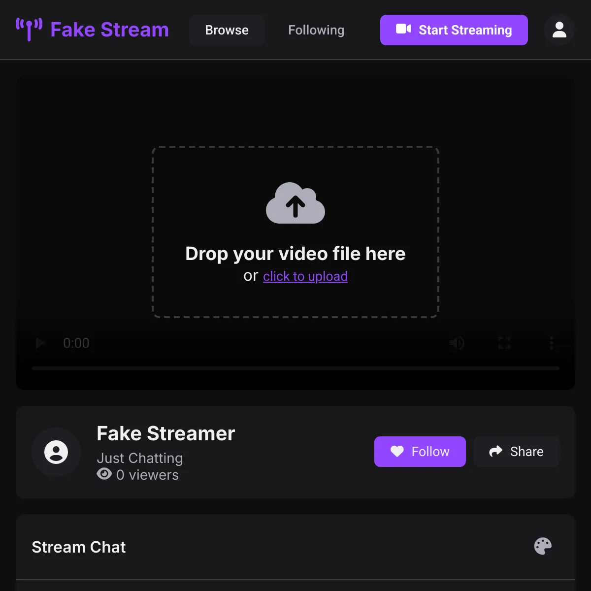 Fake Stream - AI-Powered Streaming Platform