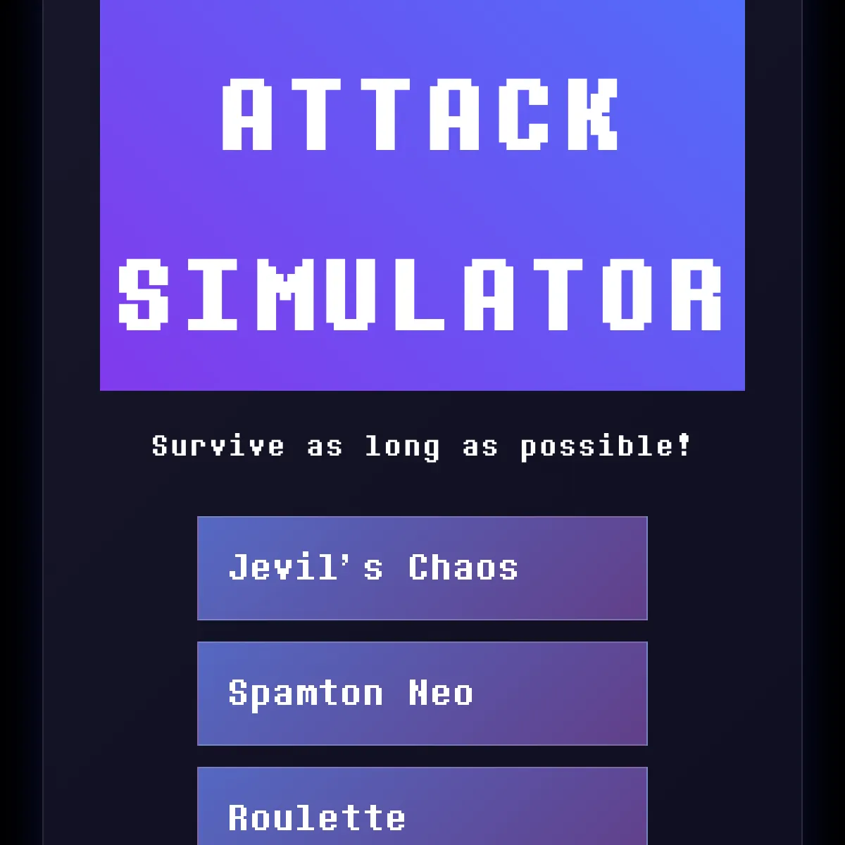 Deltarune Attack Simulator