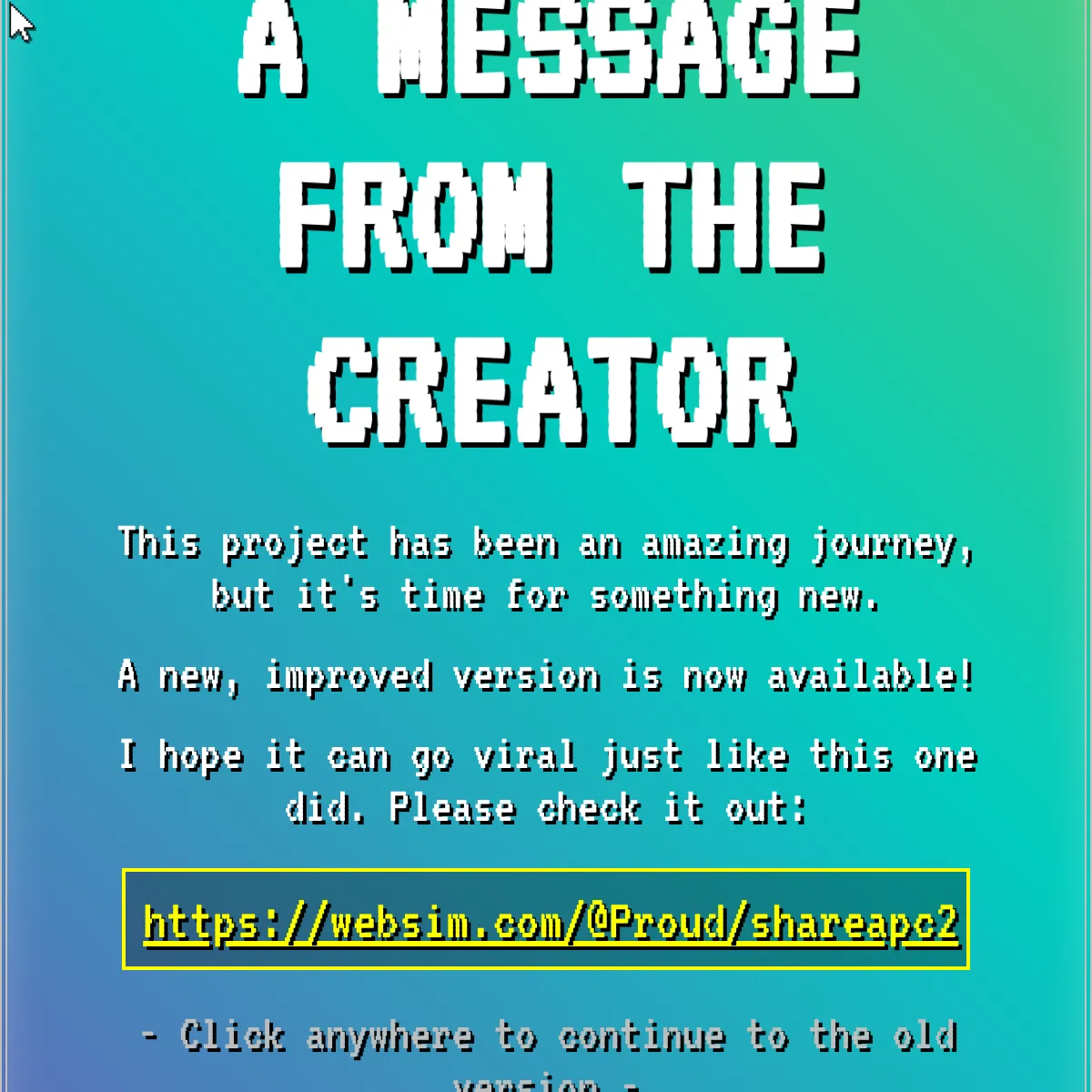 the project is loading