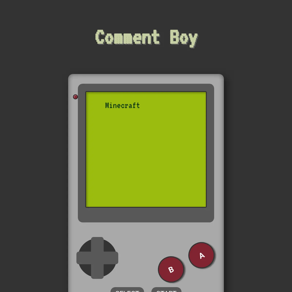 Comment Boy