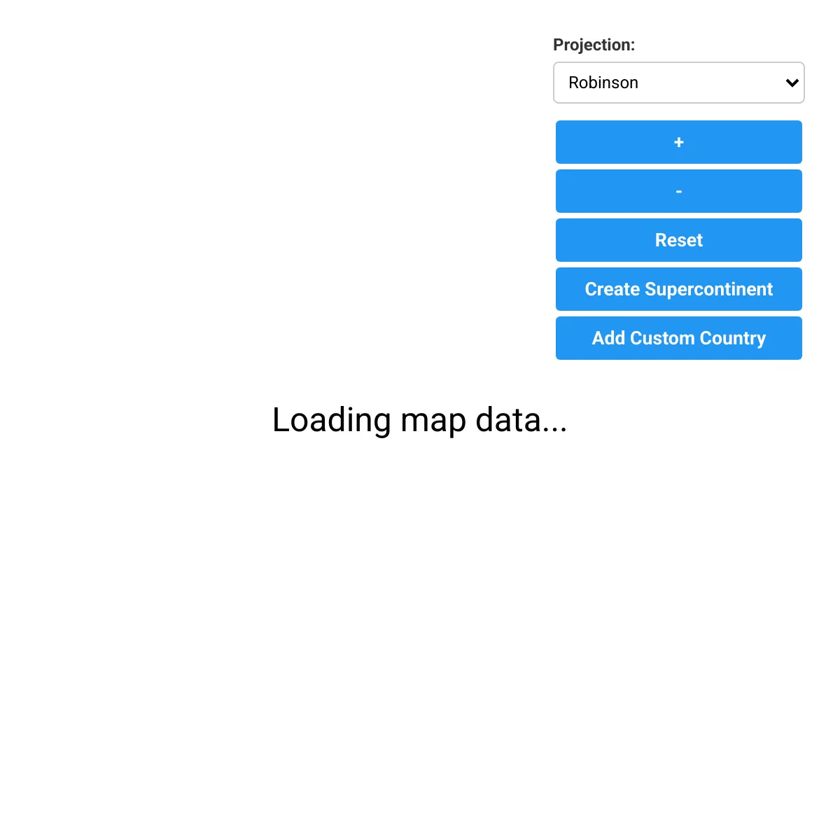 the project is loading