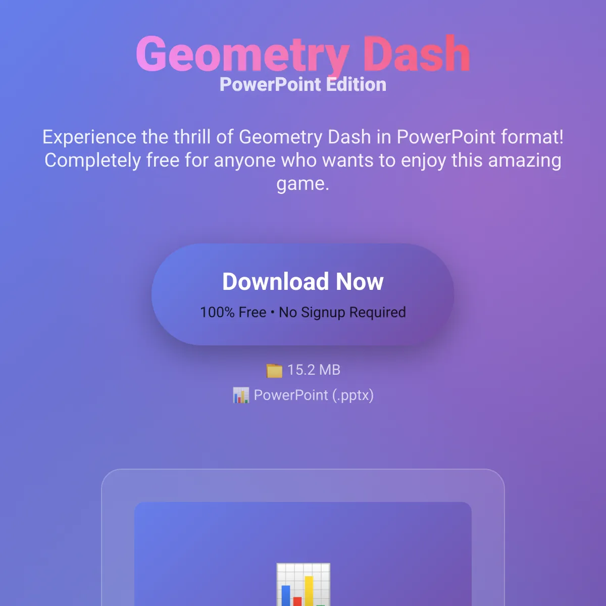 Geometry Dash PowerPoint - Free Download