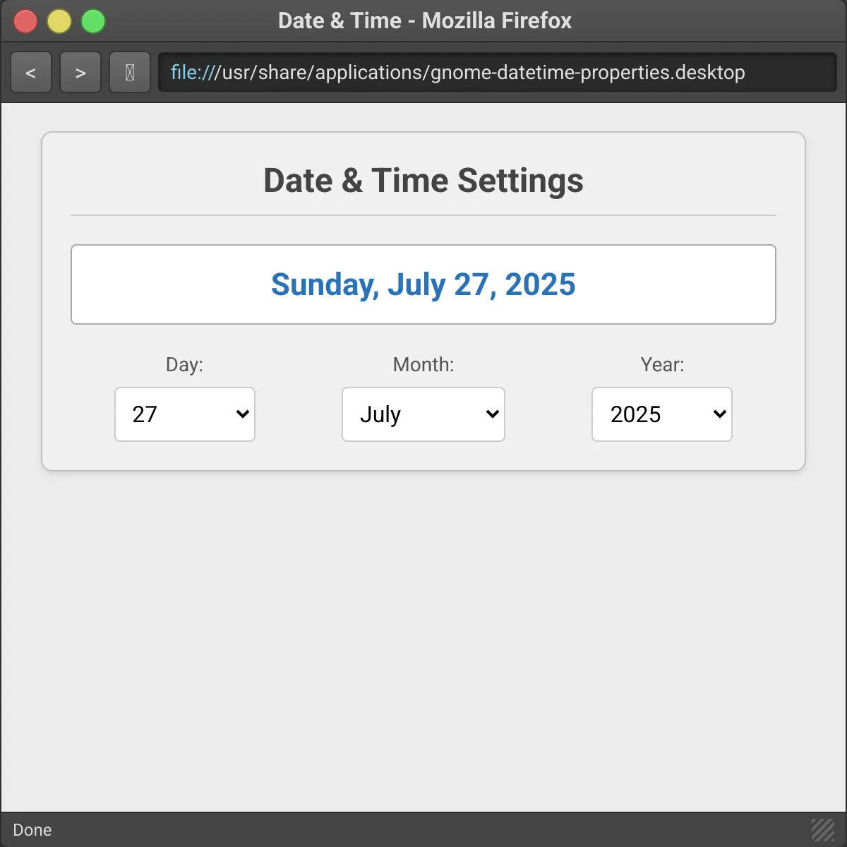 the project is loading
