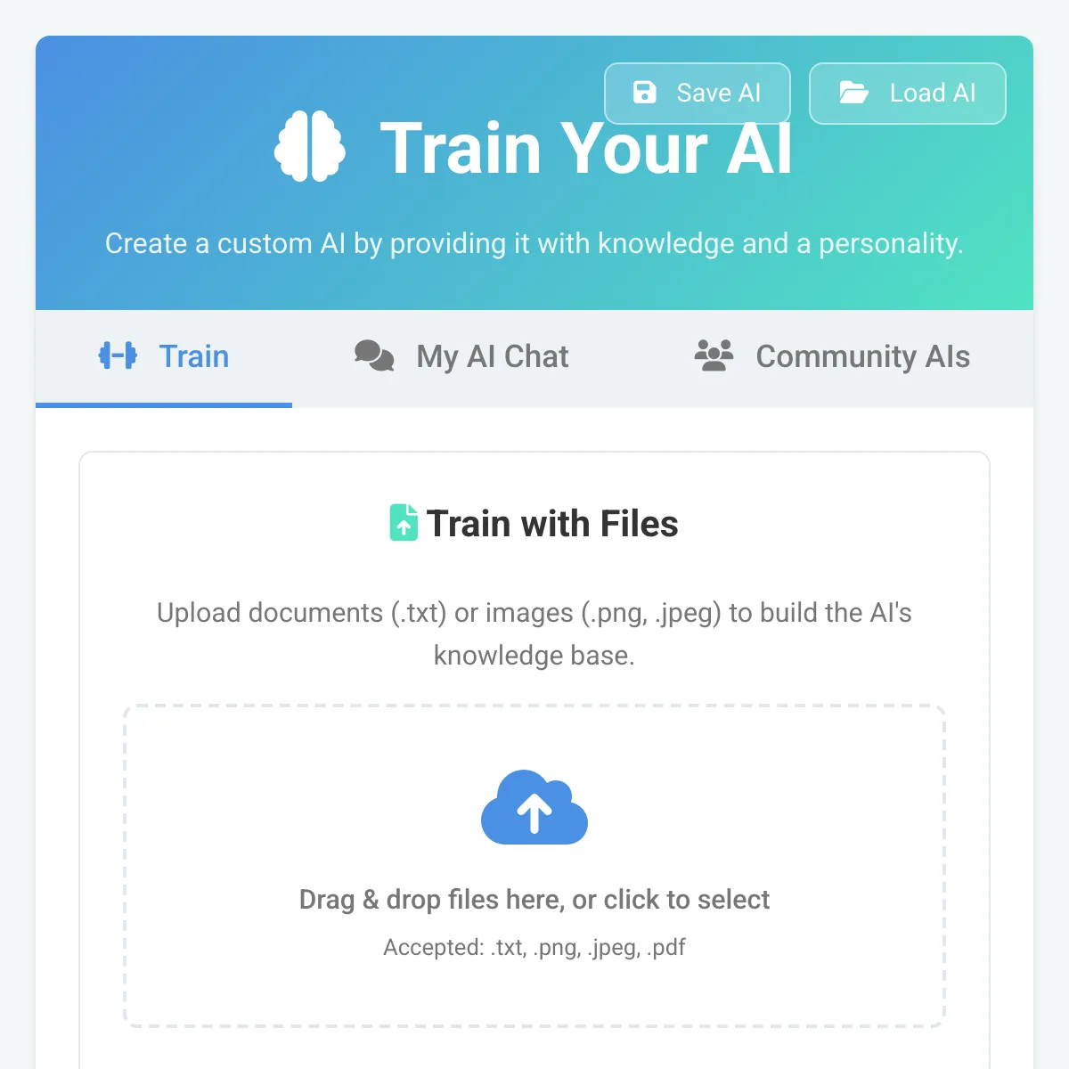 Train Your AI [Beta]