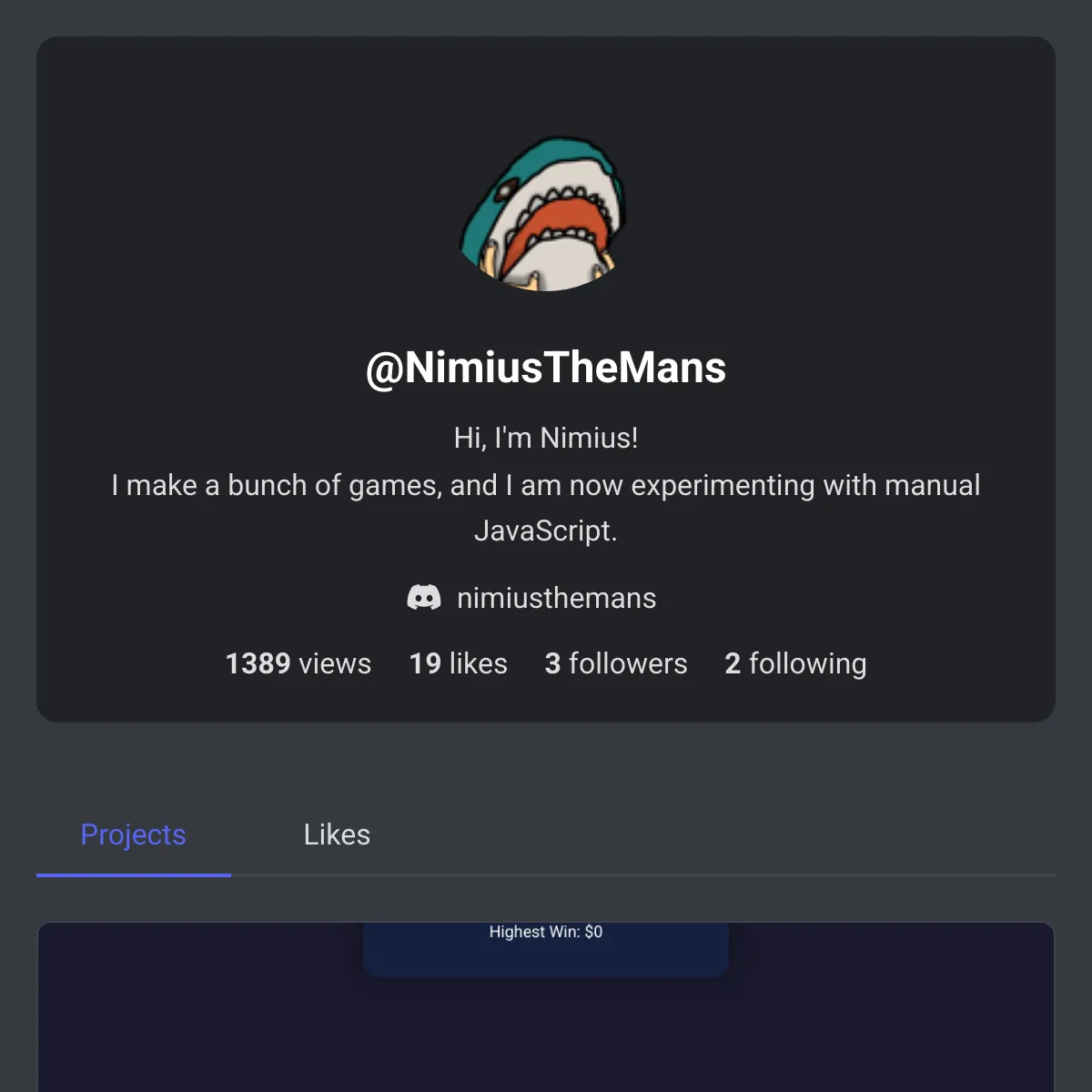 the project is loading