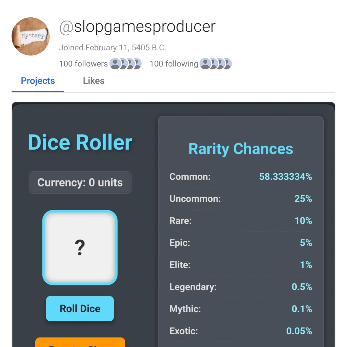 the project is loading