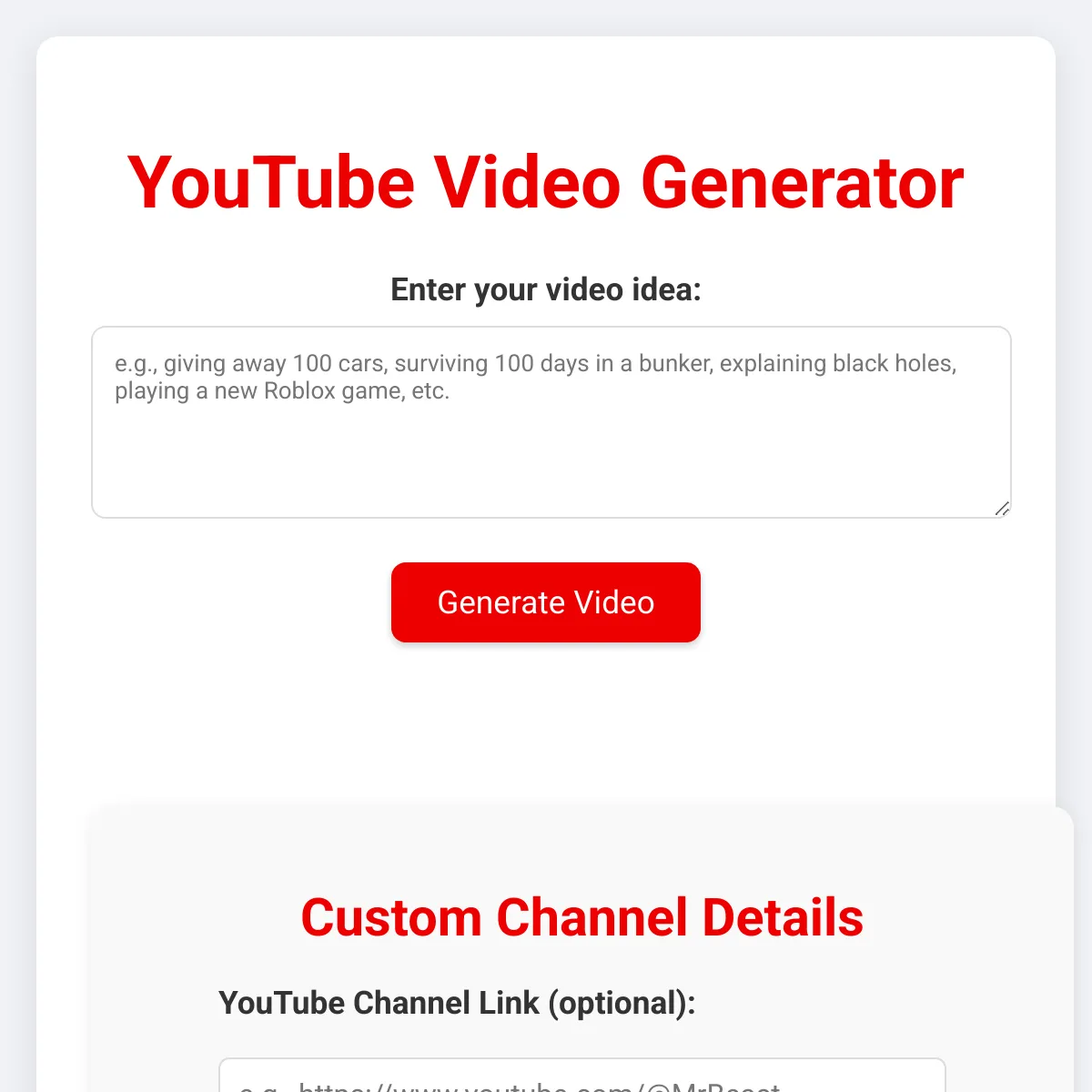 the project is loading