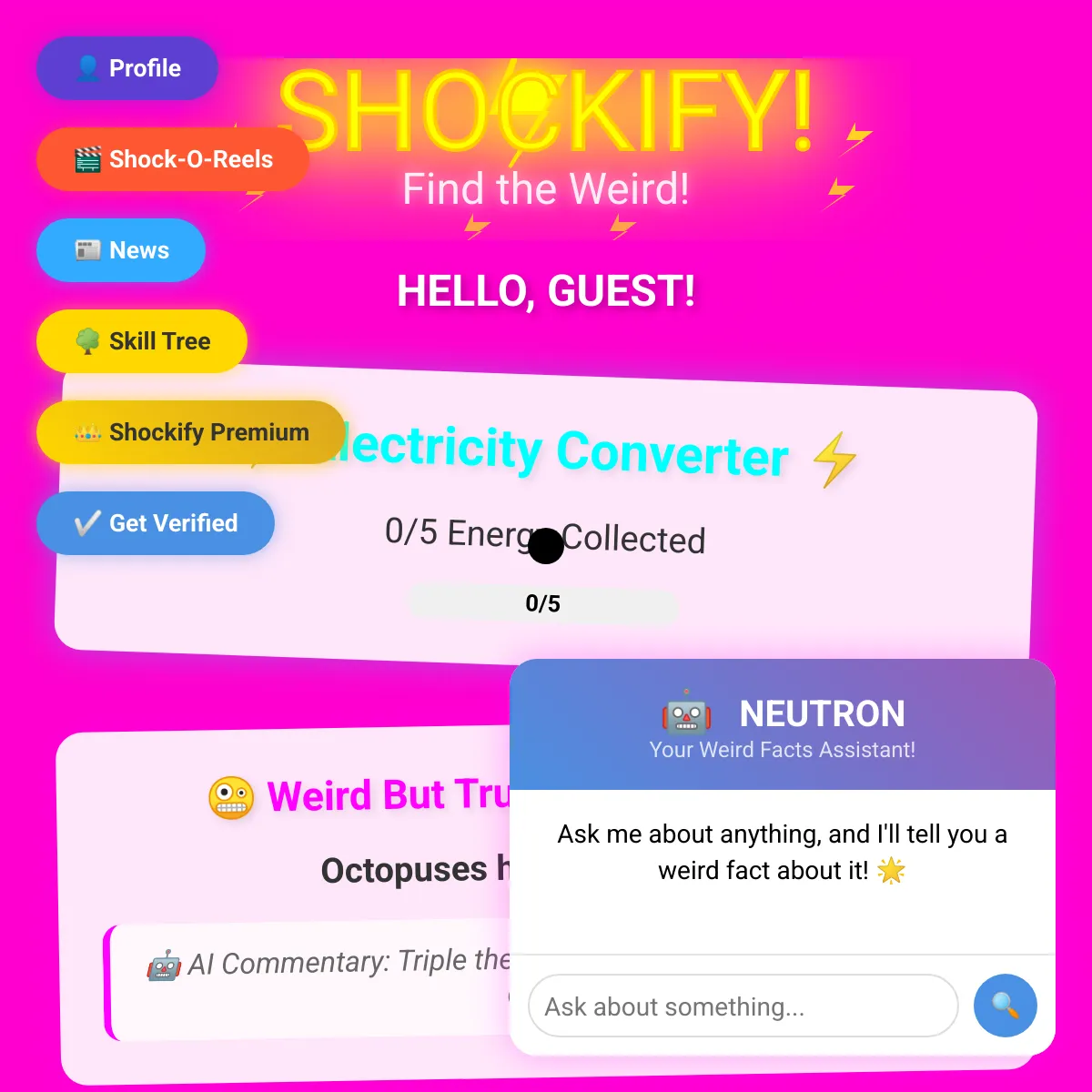Shockifiy; unbelievable stuff!