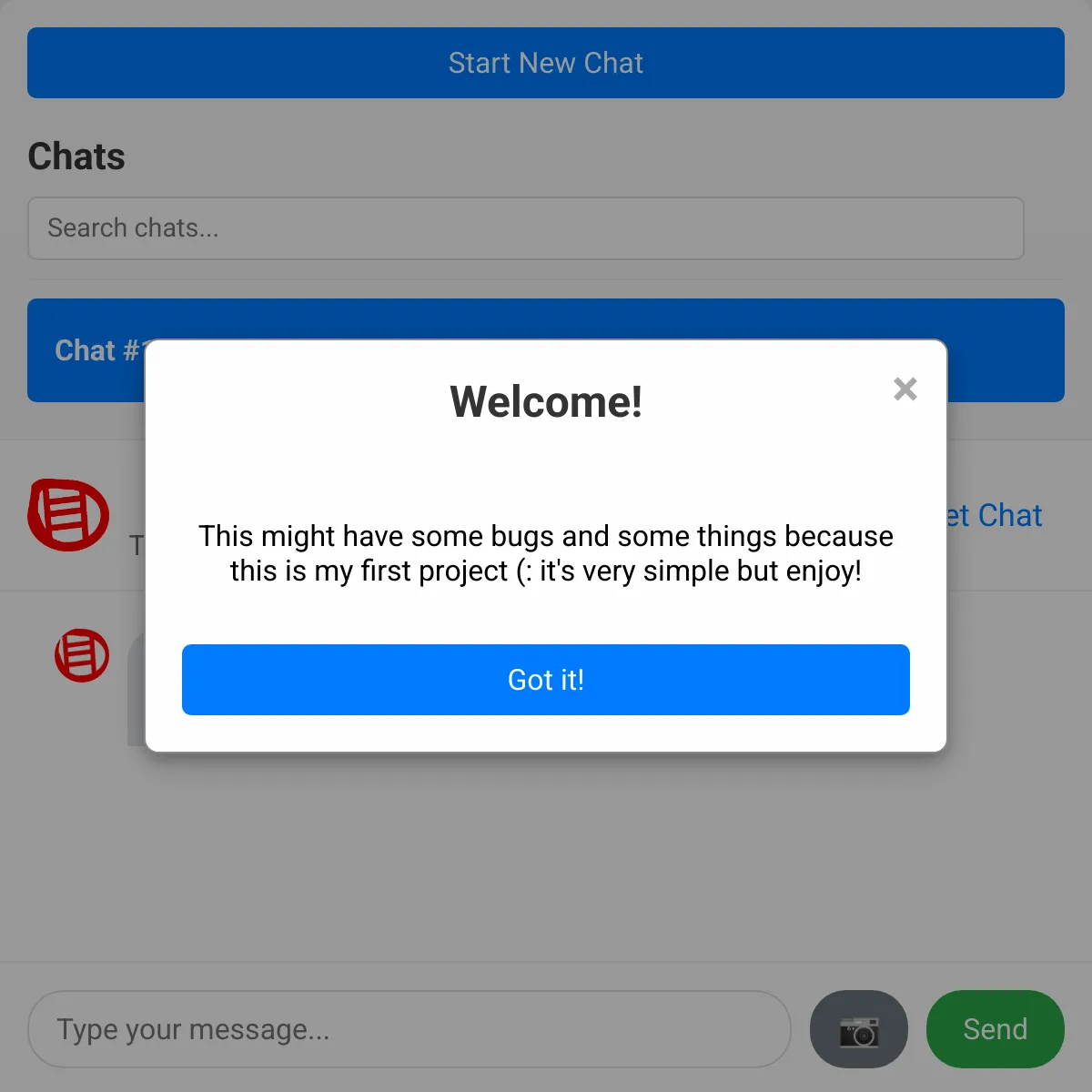 the project is loading