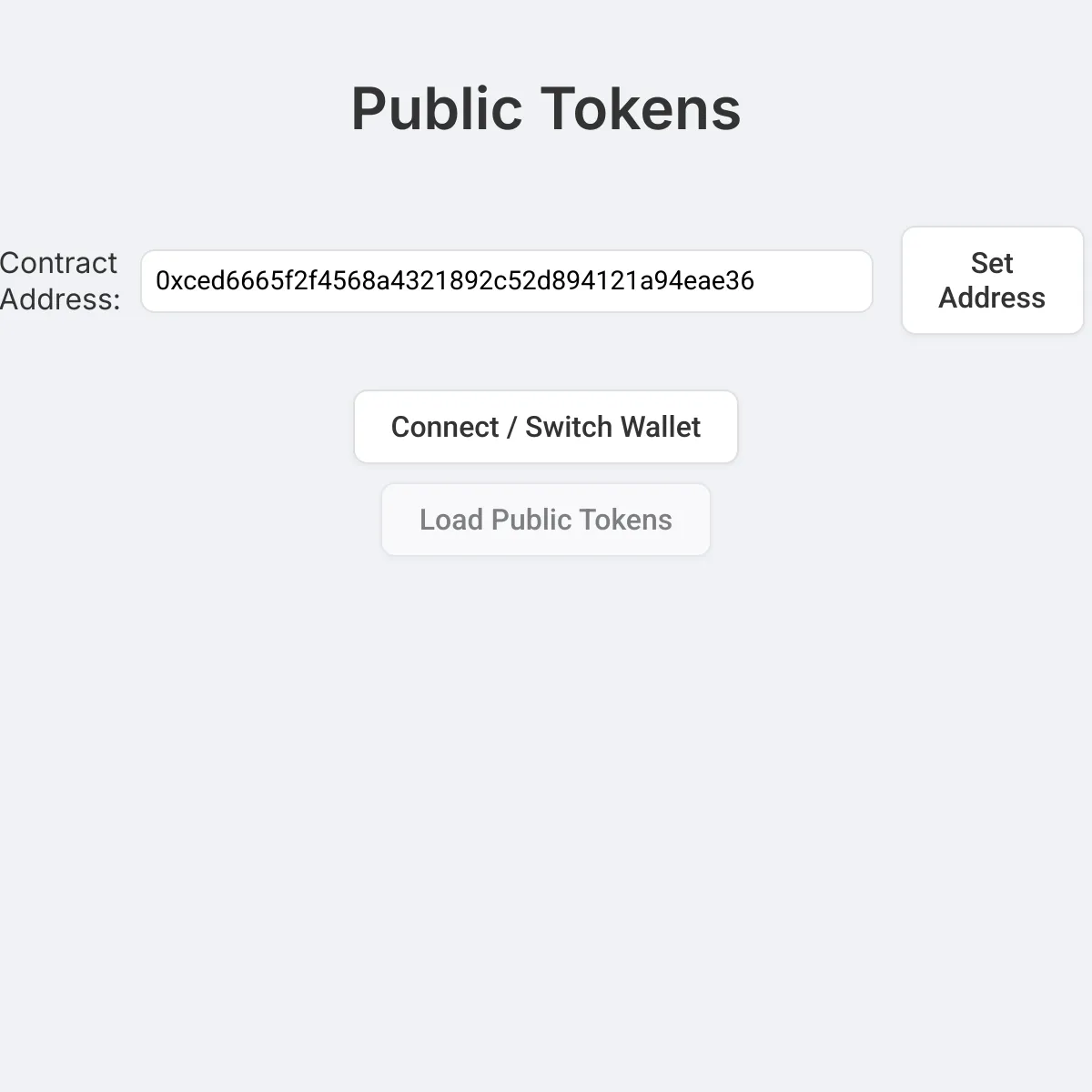 the project is loading