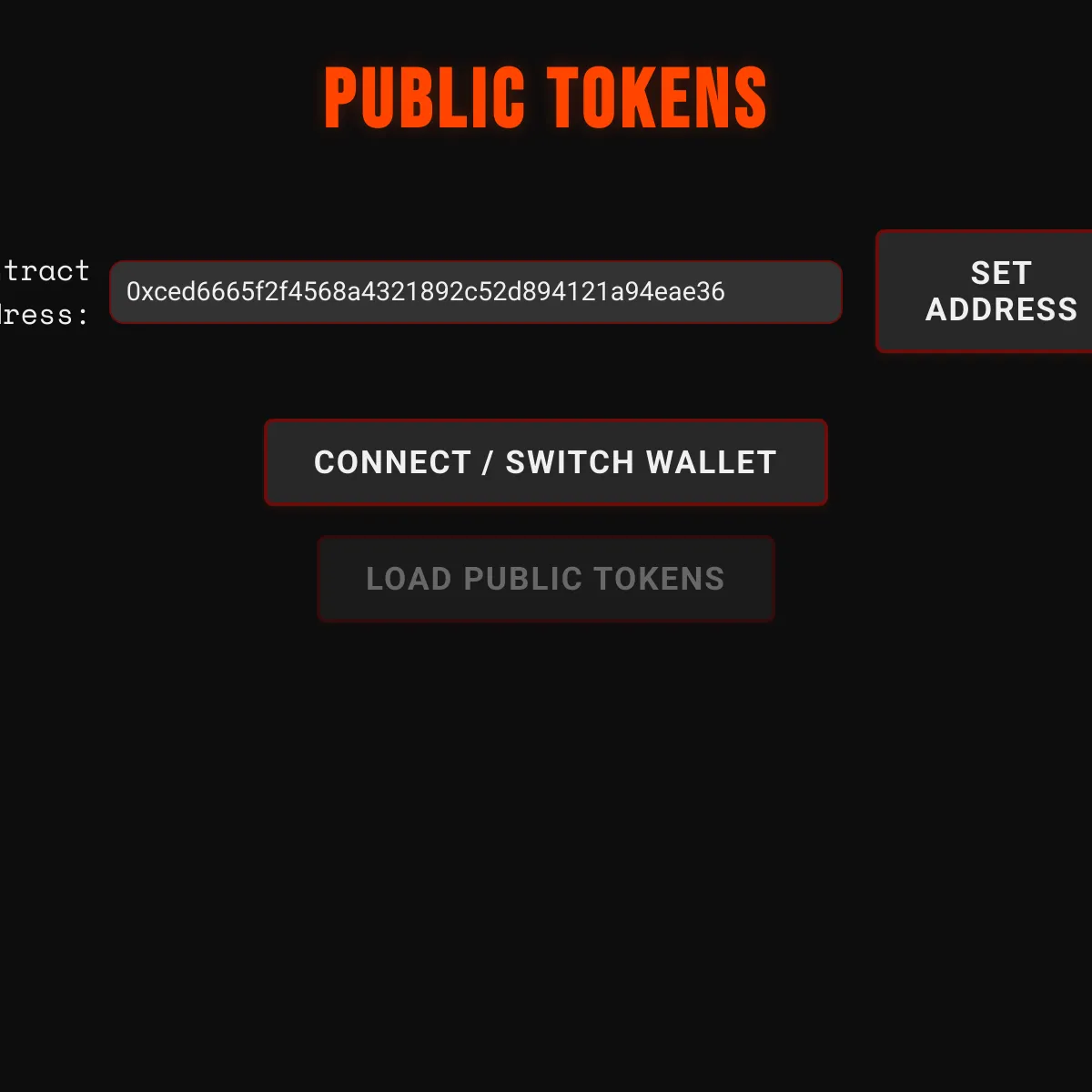 the project is loading