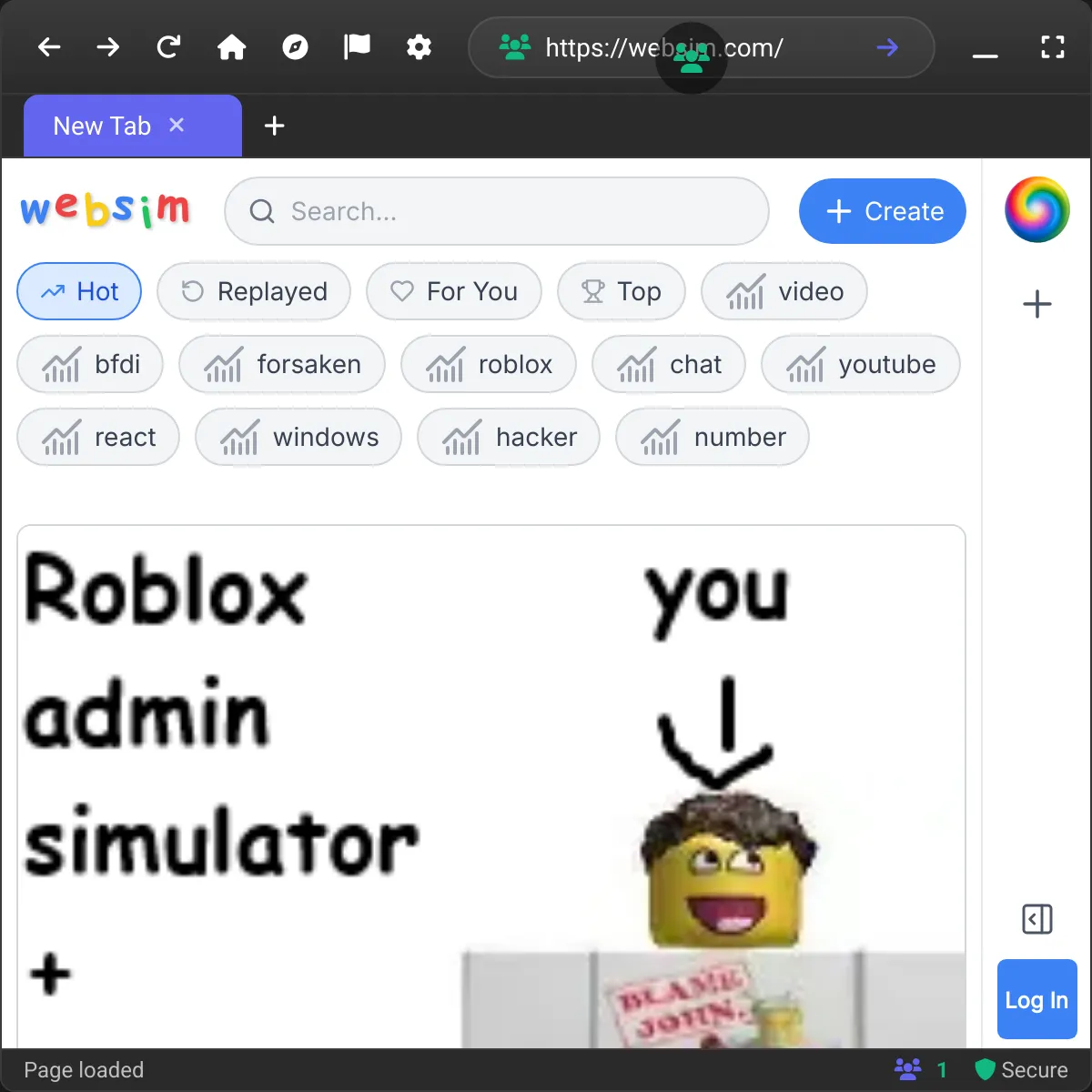 the project is loading