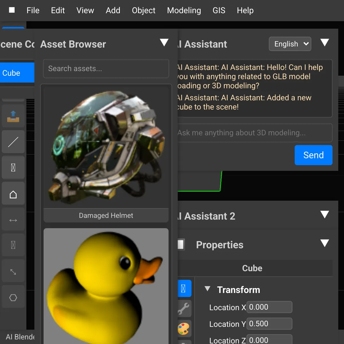 WebSim Blender 3D Other Versions
