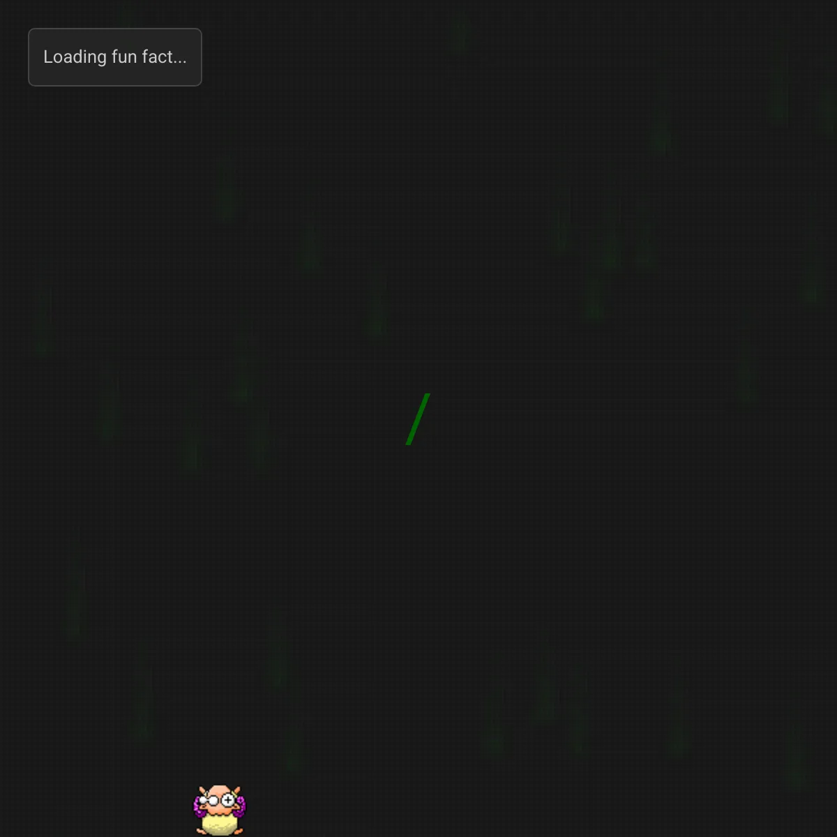 the project is loading