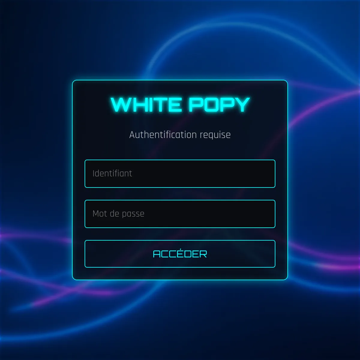 White Popy // Secure Access