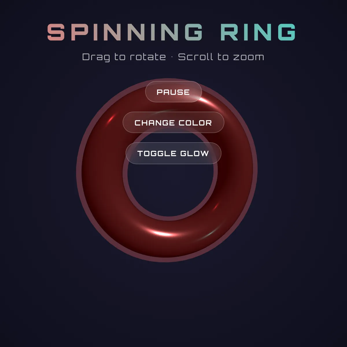 3D Spinning Ring