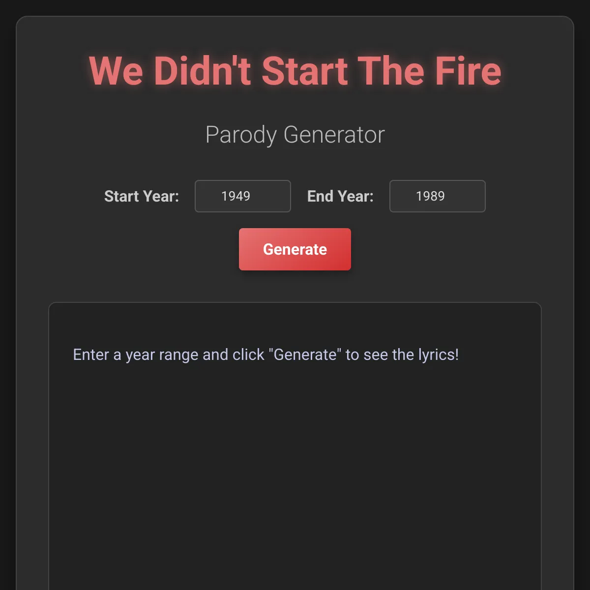 the project is loading