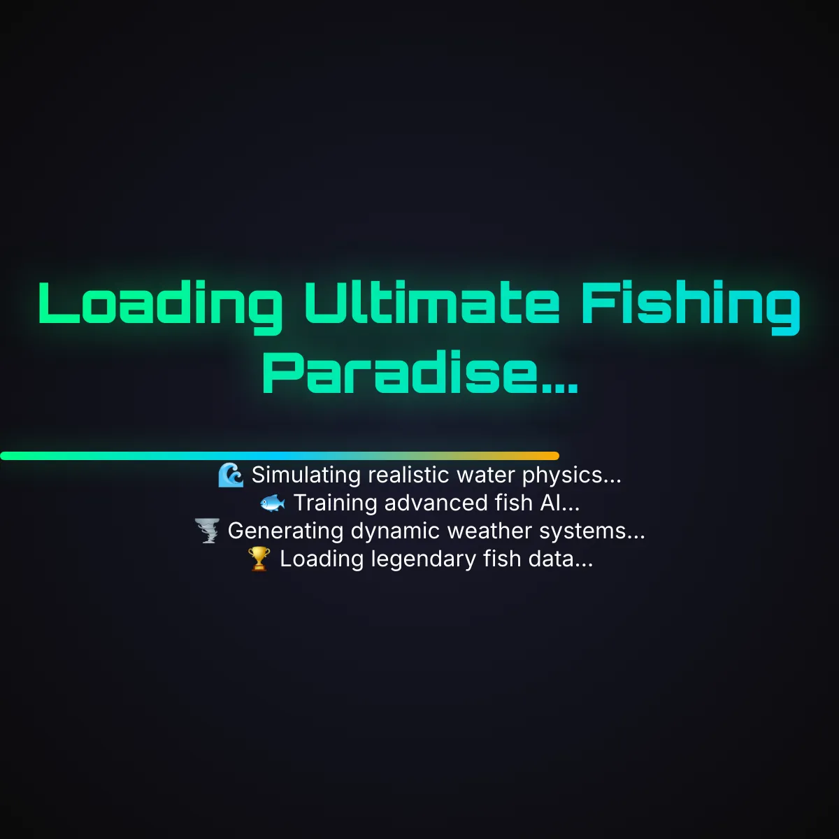 the project is loading