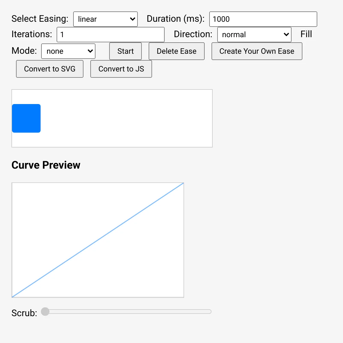 Easing Visualizer