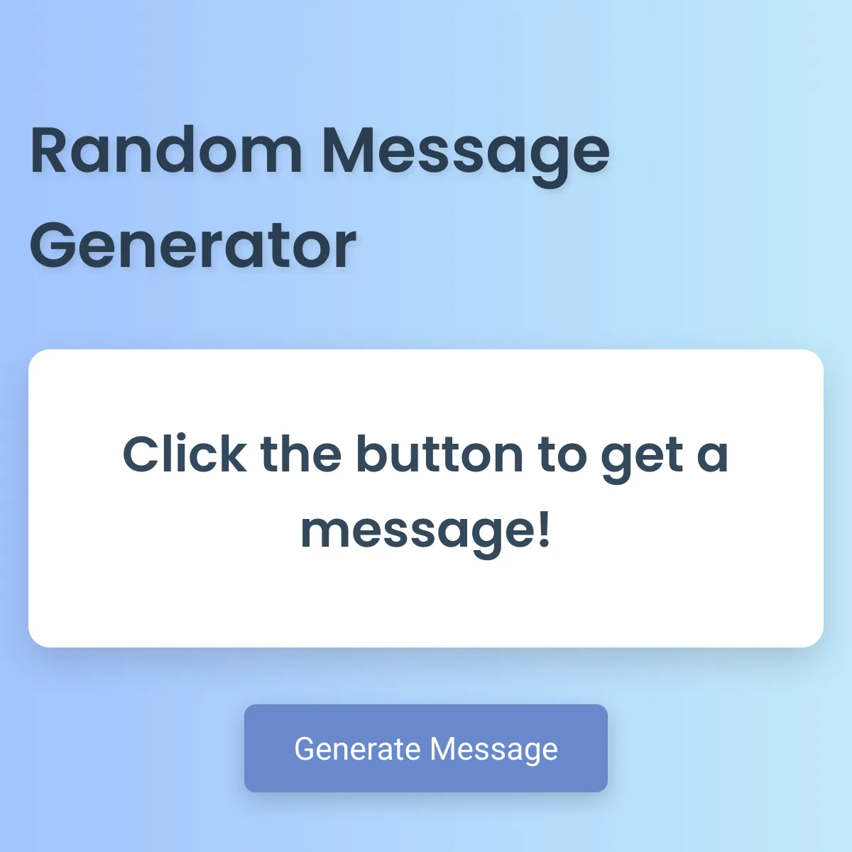 the project is loading