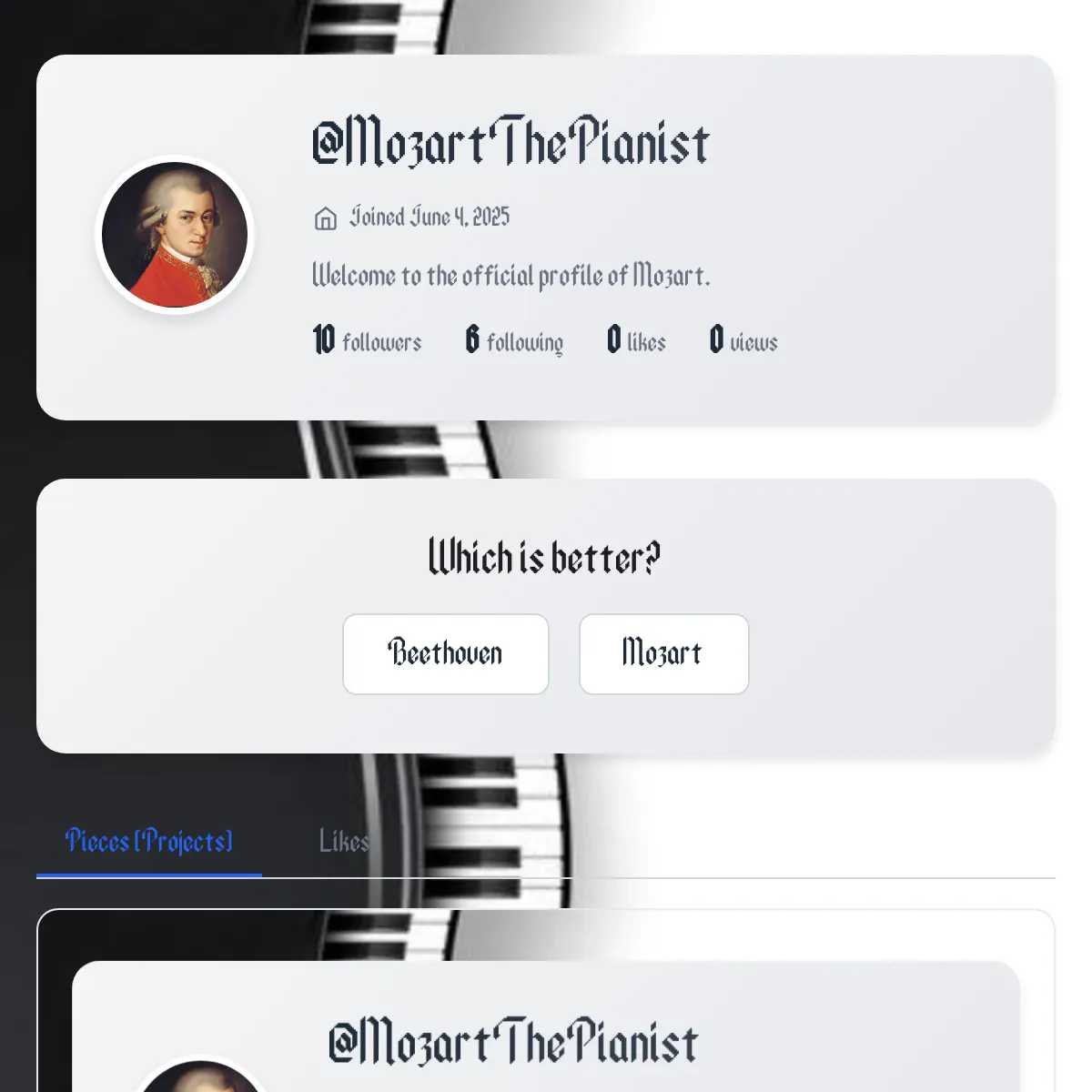 the project is loading
