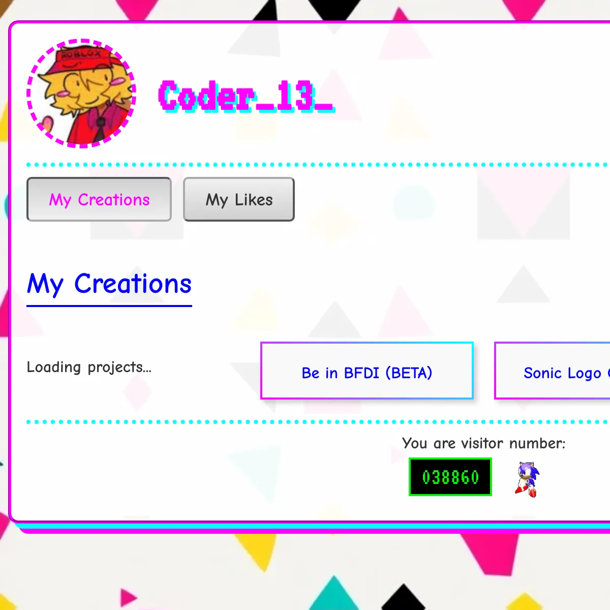 the project is loading