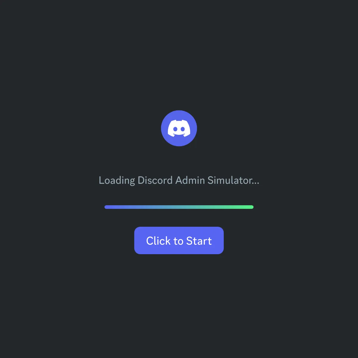 the project is loading