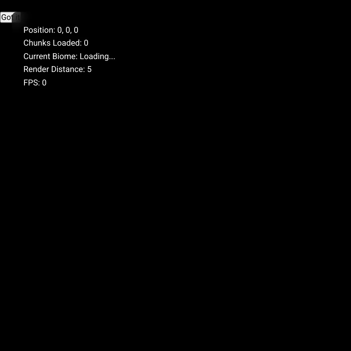 the project is loading