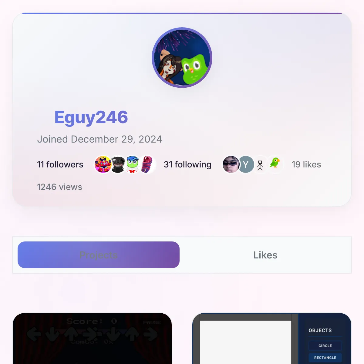 the project is loading