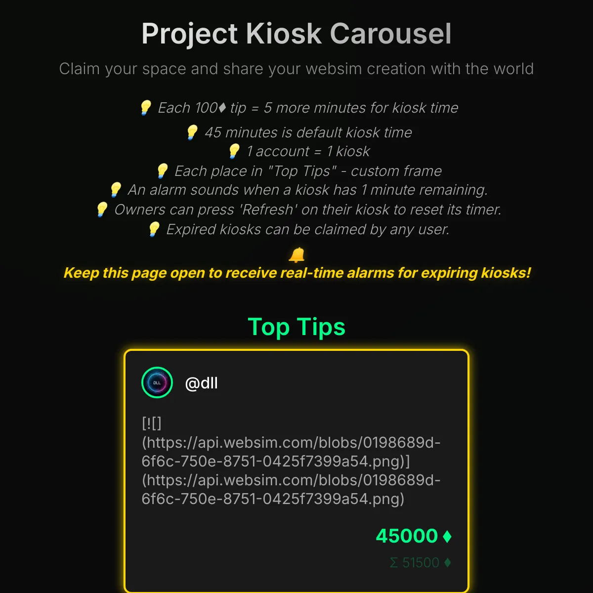 the project is loading
