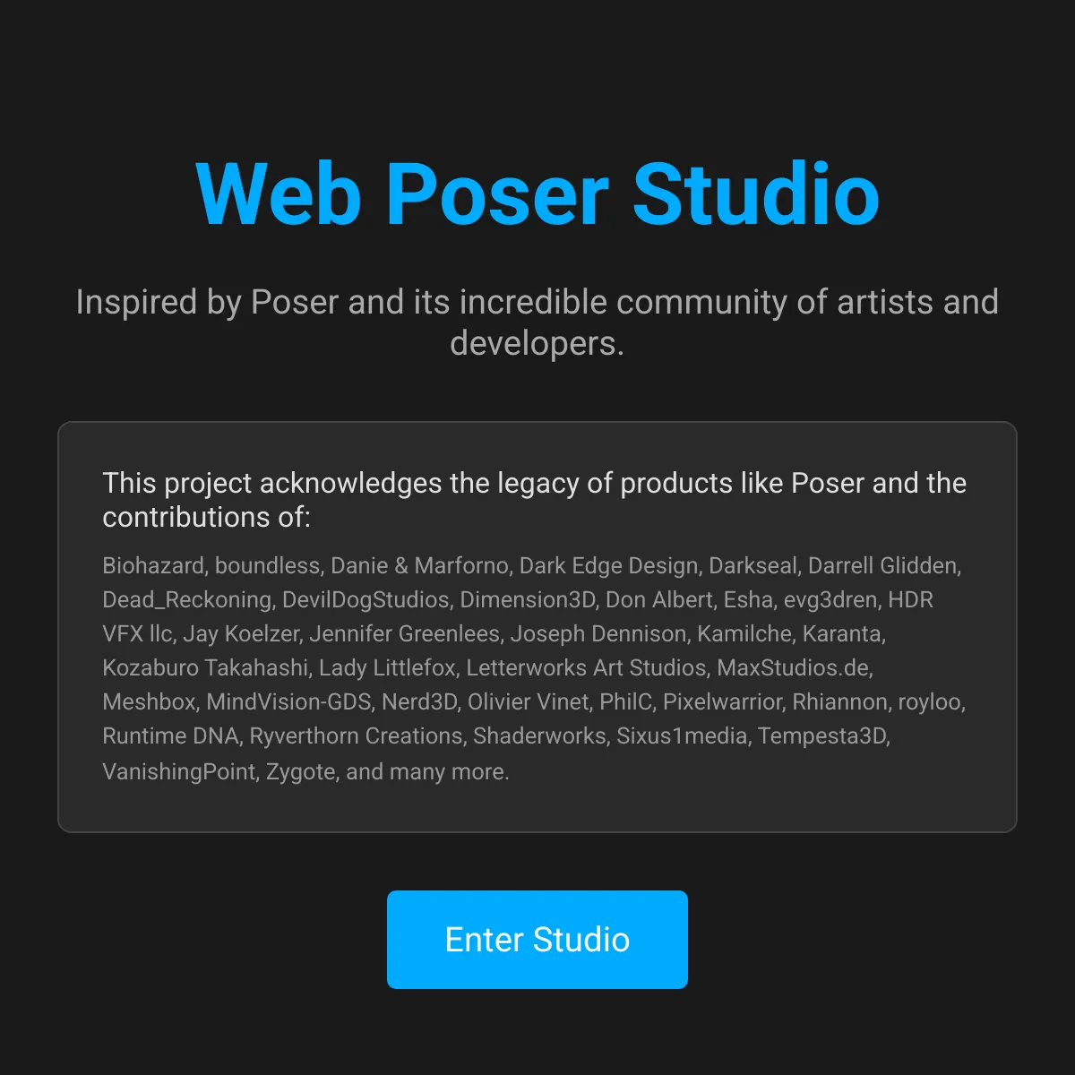 the project is loading