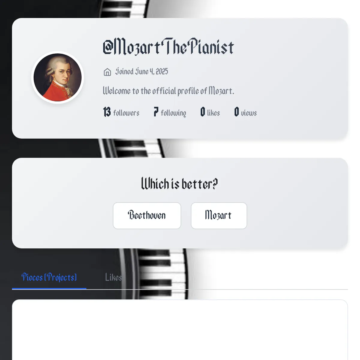 the project is loading