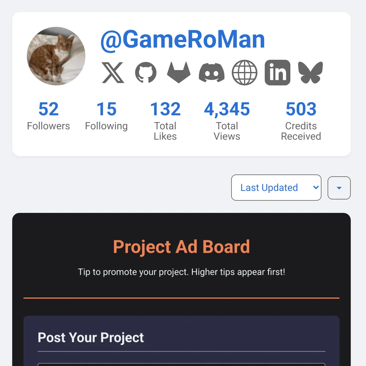the project is loading