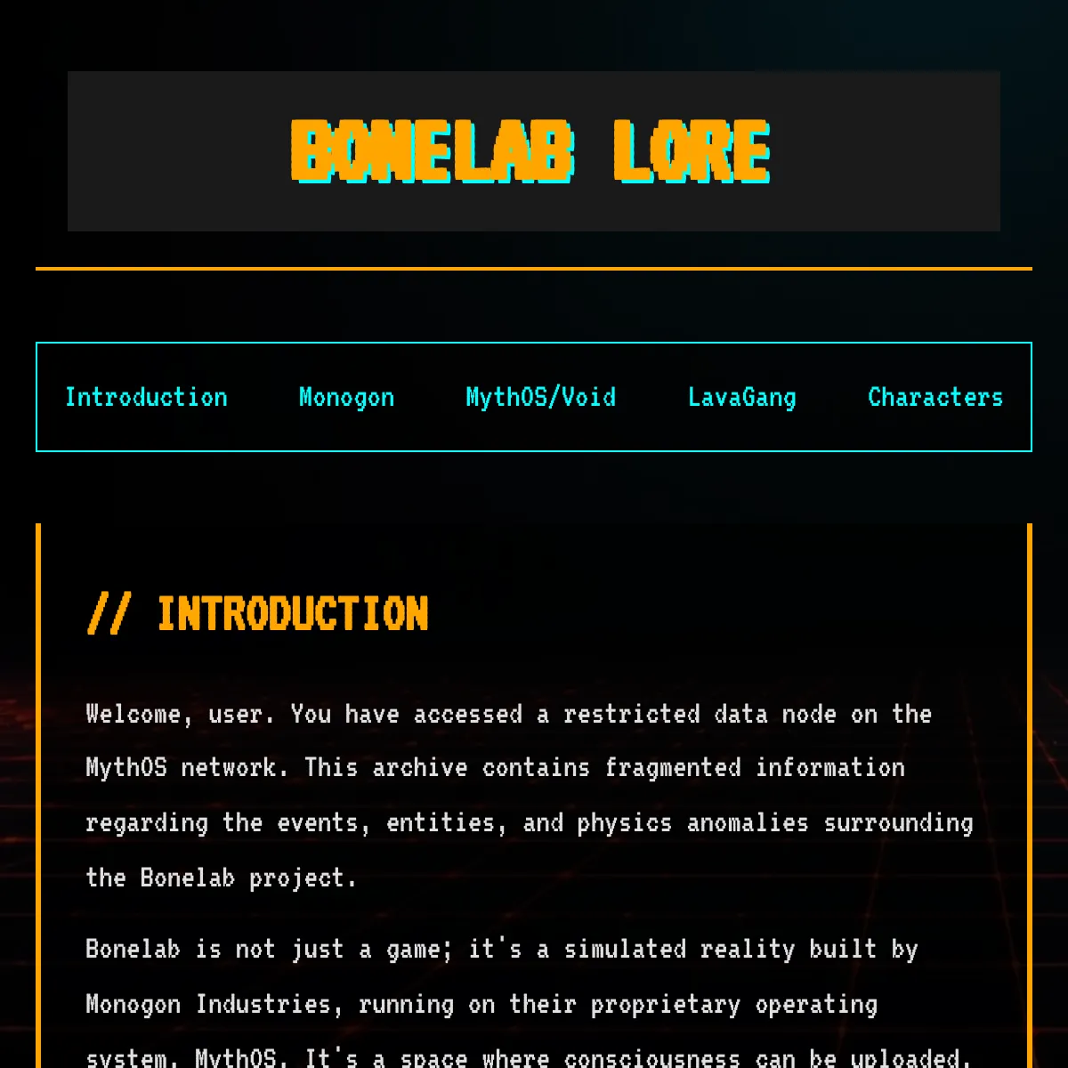 the project is loading