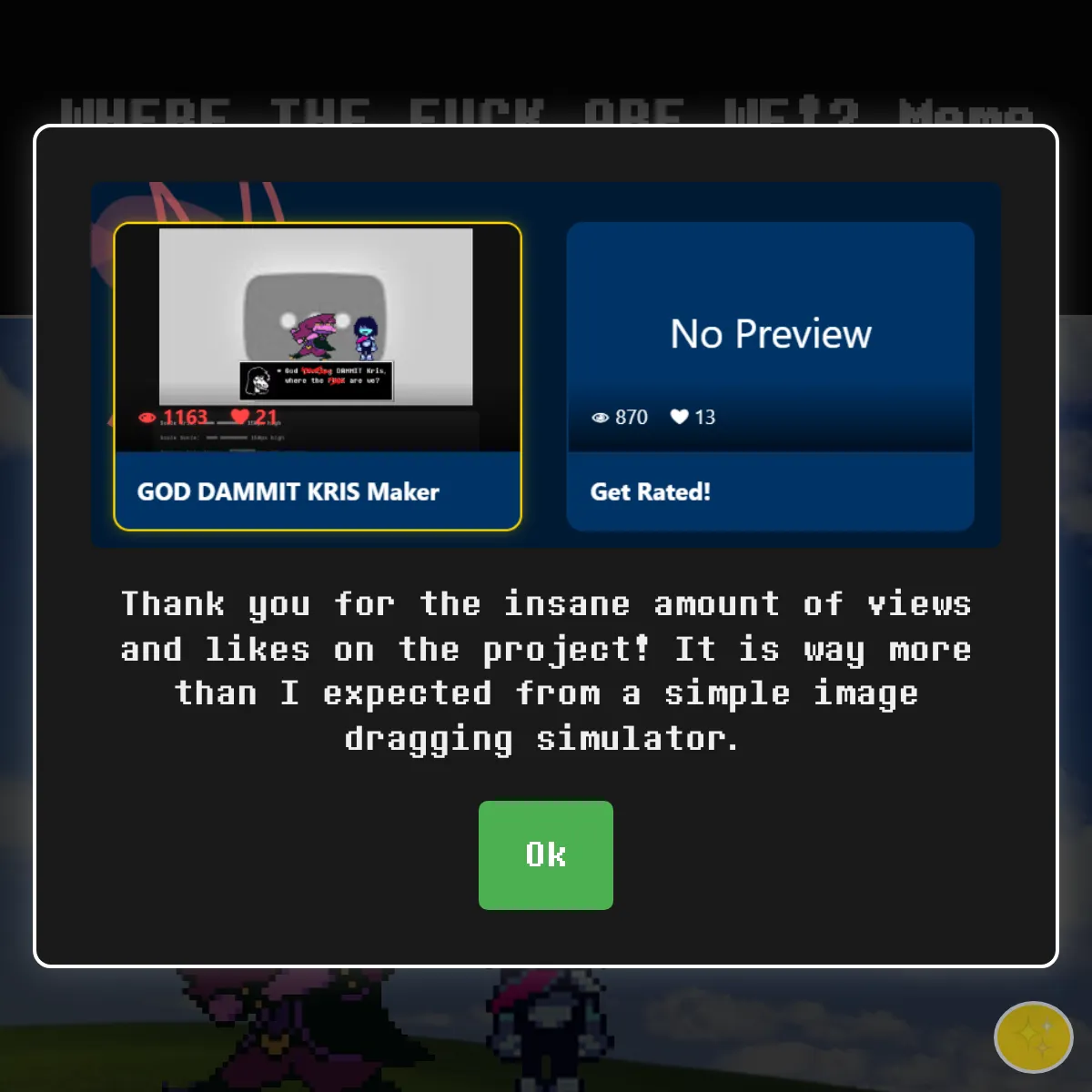 the project is loading