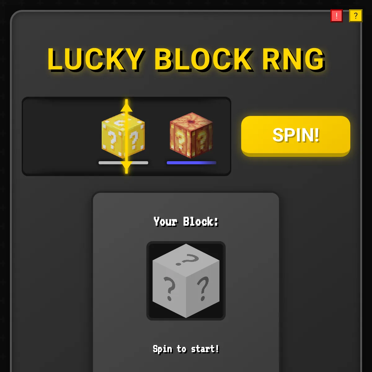 Lucky Block RNG