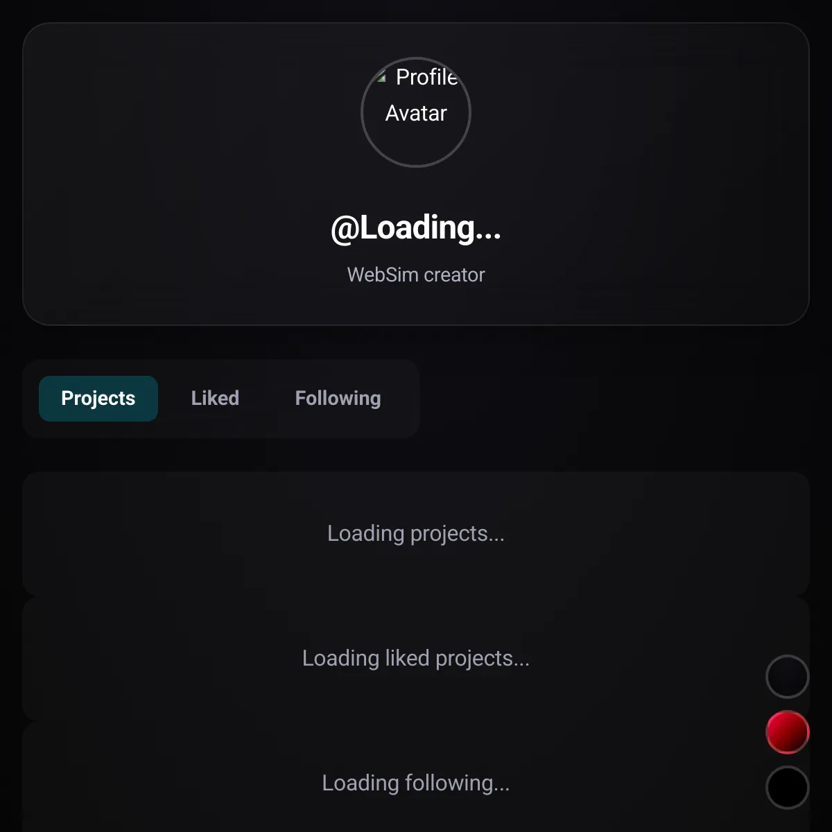 Creator Profile