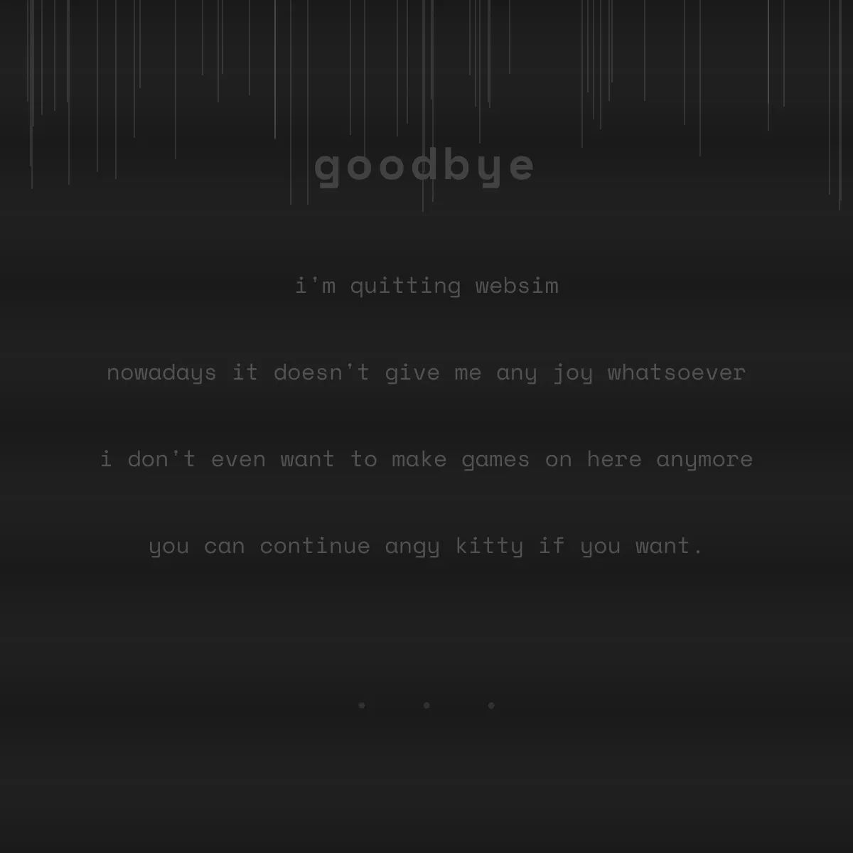 farewell