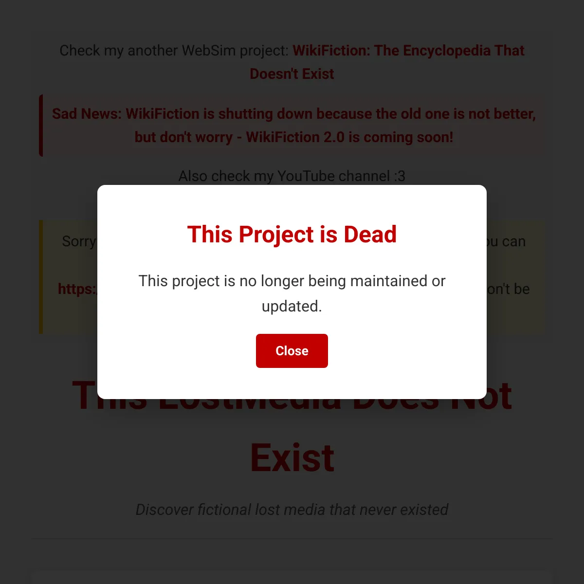 the project is loading