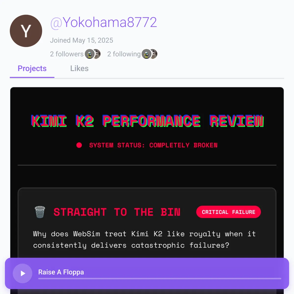 the project is loading