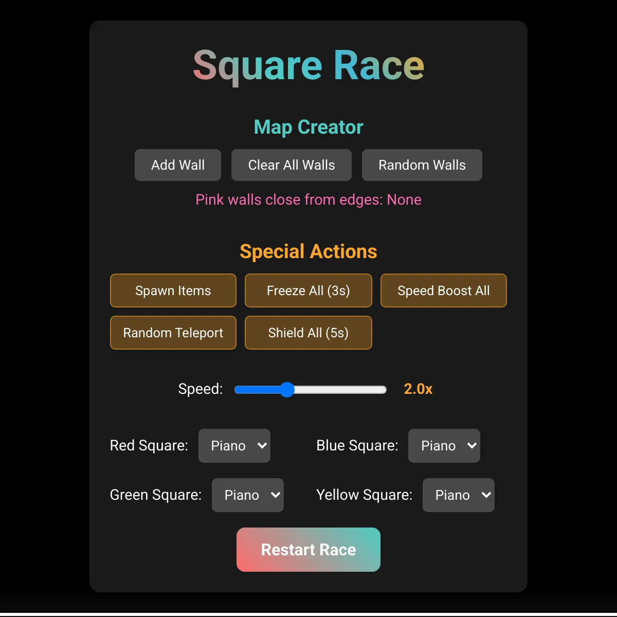 Square Race