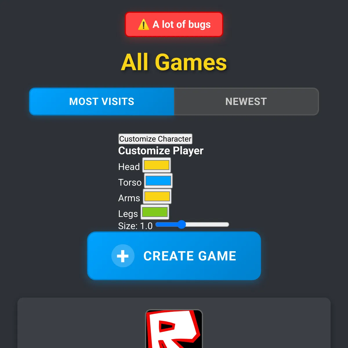 the project is loading